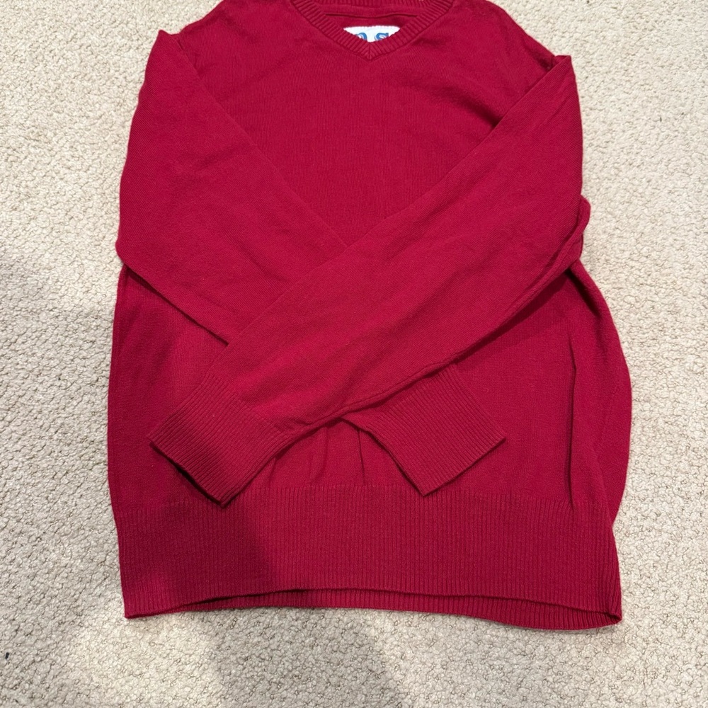 Aeropostale Kids Red V-Neck Sweater
